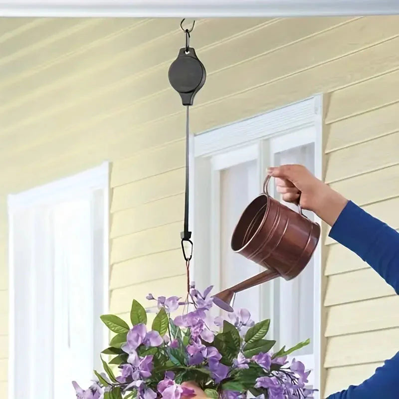 2-Piece: Telescopic Lifting Hooks for Garden Pots