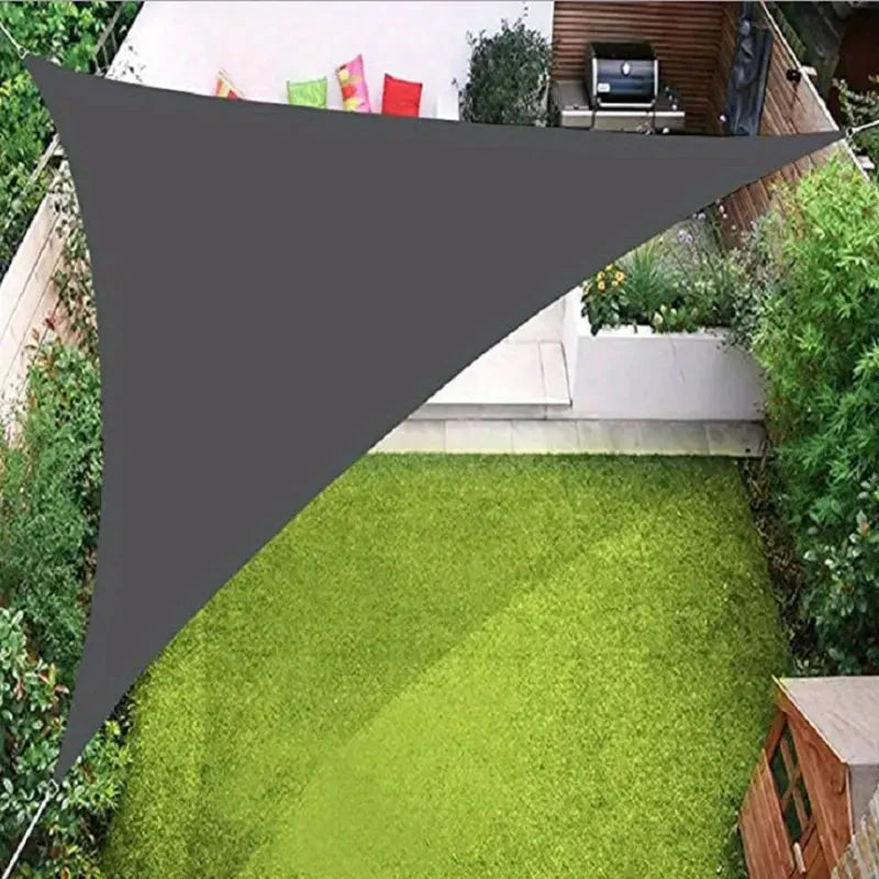 Durable Outdoor Sun Shade Sail for Terrace, Yard, Deck, and Garden - Waterproof and UV Resistant Triangle Canopy