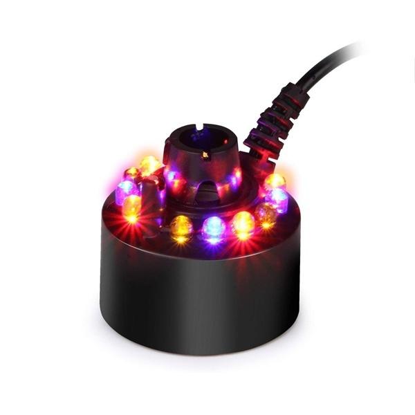 Ultrasonic Humidifier Mist Maker Fogger with 12 LED