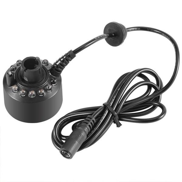 Ultrasonic Humidifier Mist Maker Fogger with 12 LED