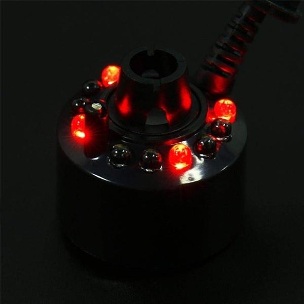Ultrasonic Humidifier Mist Maker Fogger with 12 LED