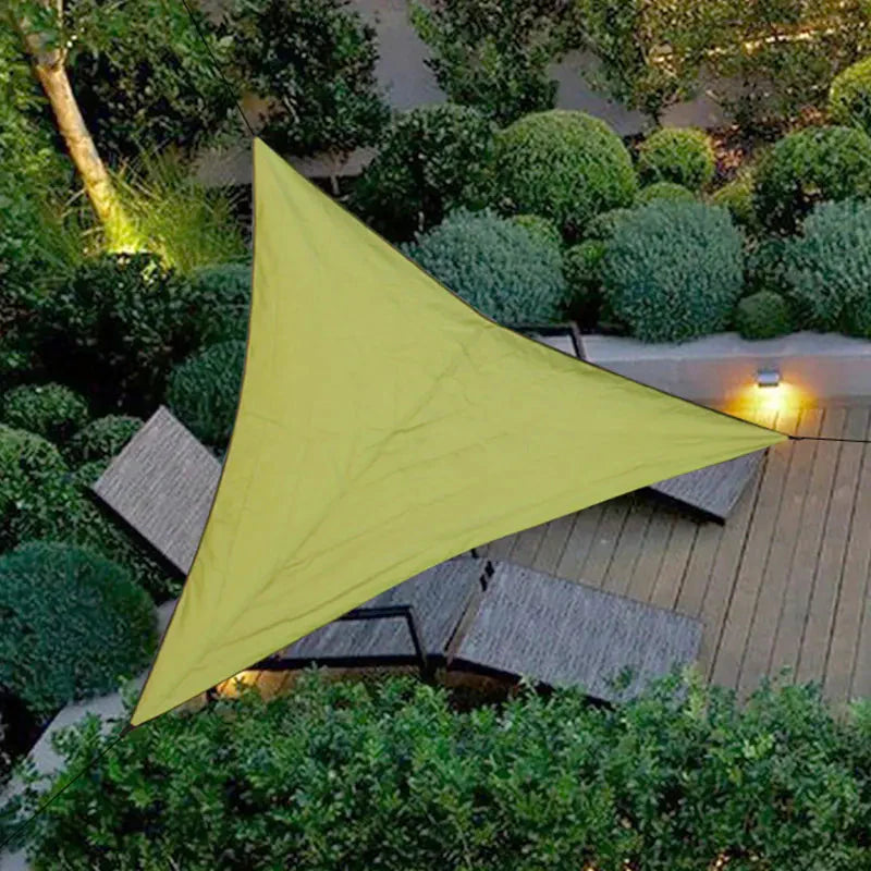 Durable Outdoor Sun Shade Sail for Terrace, Yard, Deck, and Garden - Waterproof and UV Resistant Triangle Canopy